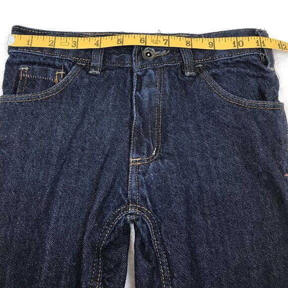Coogi Boy's Size 4 Dark Wash Jeans Orange Writing On Back - Picture 3 of 6